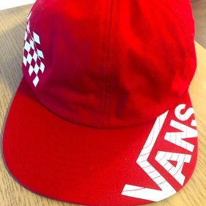 🔥 Awesome Vans Hat in Fire Red! 🔥 Deadstock BNWT